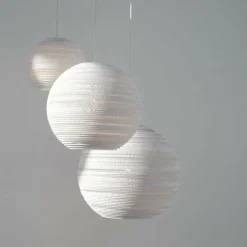 Moon Pendelleuchte weiß