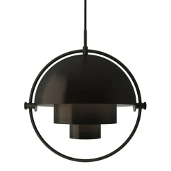 Multi-Lite Pendelleuchte Ø25,5cm Gestell Messing schwarz