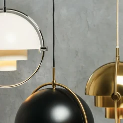 Multi-Lite Pendelleuchte Ø36cm Gestell Messing