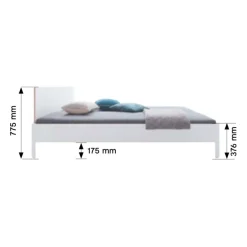 Nait Doppelbett mit Kopfteil 180x200cm