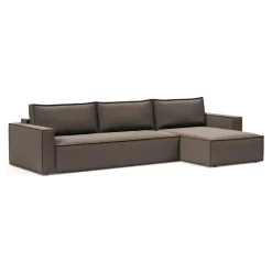 Newilla Schlafsofa mit Lounger 346x190cm