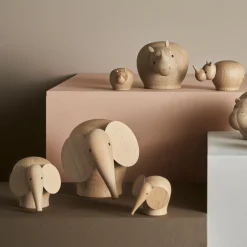 Nunu Elefant Holzfigur