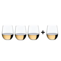 O Wine Viognier/Chardonnay Weinglas 3+1 gratis