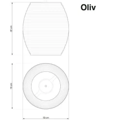 Oliv Pendelleuchte