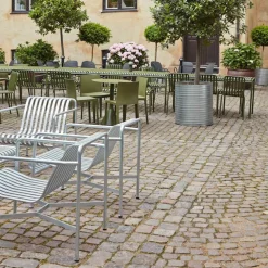 Palissade Garten Loungesessel mit niedriger Rückenlehne Feuerverzinkt