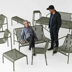 Palissade Garten Loungesessel hoch 2er Set