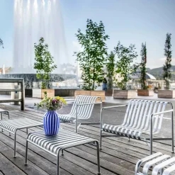 Palissade Garten Loungesessel niedrig Feuerverzinkt 2er Set
