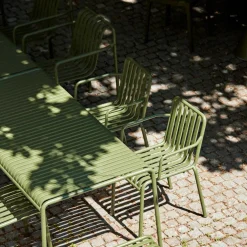 Palissade Garten-Armlehnstuhl 4er Set