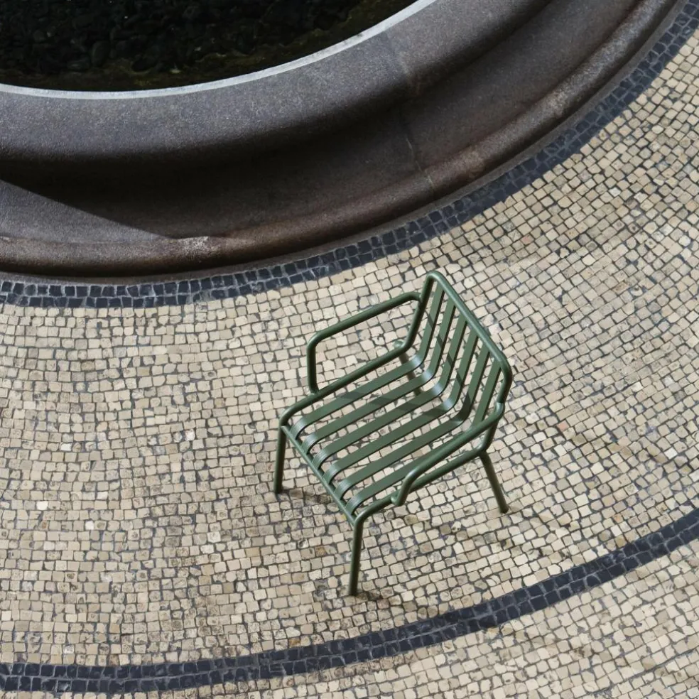 Palissade Garten-Armlehnstuhl 4er Set