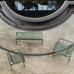 Palissade Garten-Armlehnstuhl 4er Set