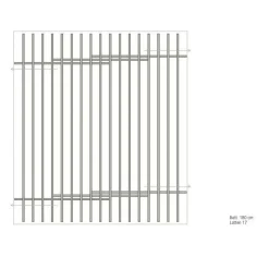 Parallel Bett 200cm