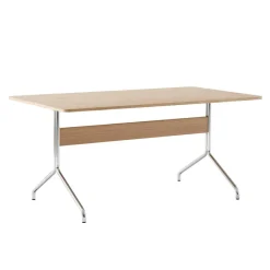 Pavilion AV18 Schreibtisch 90x160cm Gestell chrom
