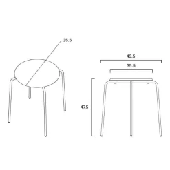 Petit Rond Hocker