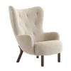 Petra VB3 Lounge Chair Gestell Walnuss