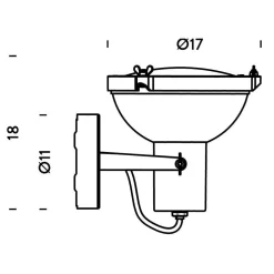 Projecteur 165 Wandleuchte/Deckenleuchte