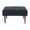 Recast Plus Hocker Beine dunkles Holz H 38cm