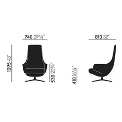 Repos Sessel & Ottoman
