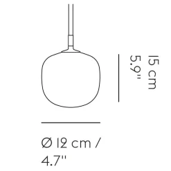 Rime LED Pendelleuchte Ø 12cm