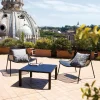 Round Lounge-Gartensessel