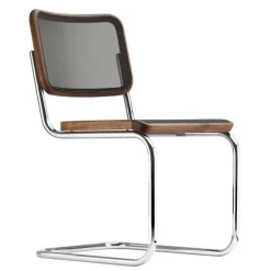 S 32 N Pure Materials Freischwinger Stuhl Nussbaum