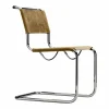 S 33 Pure Materials Freischwinger Stuhl Büffelleder