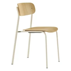 S 243 Stuhl Gestell perlweiß