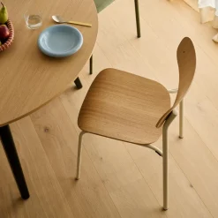 S 243 Stuhl Gestell perlweiß