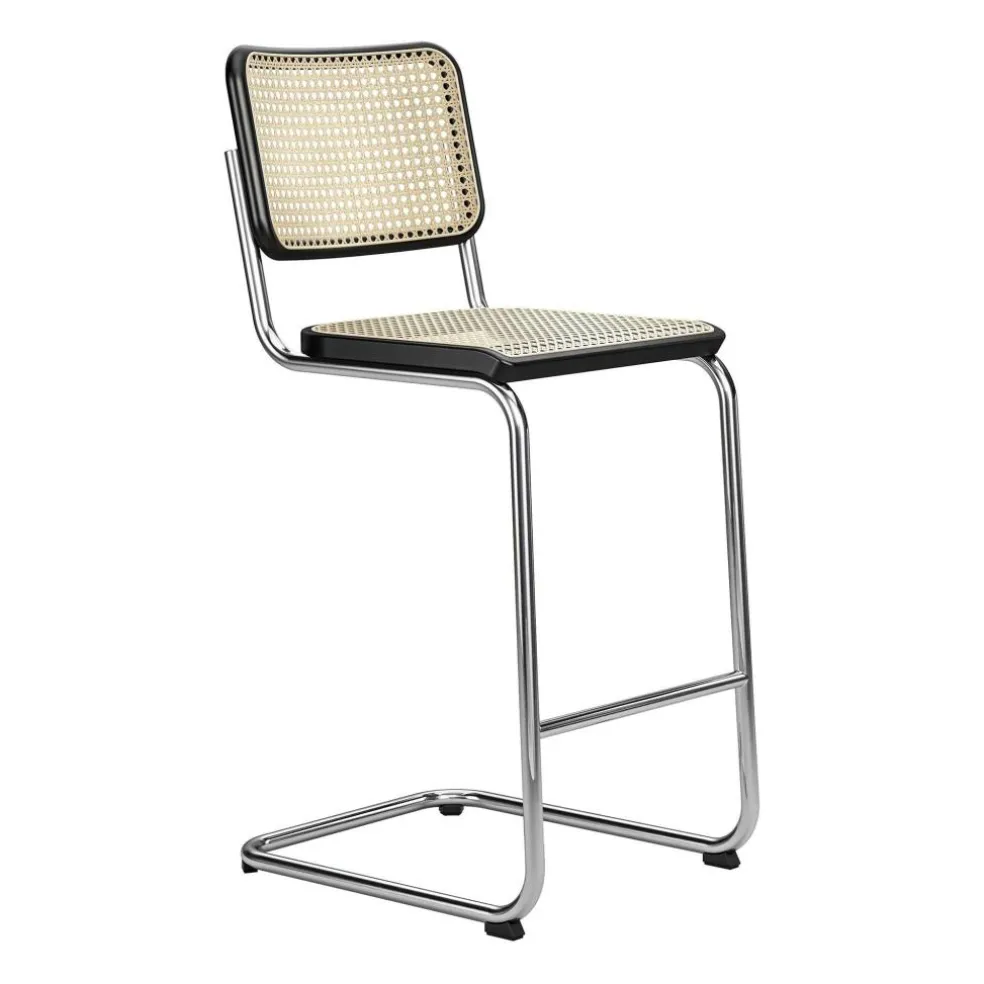 S 32 VH Barhocker mit Rohrgeflecht 112cm