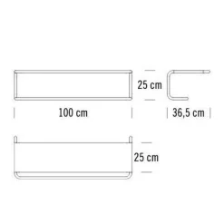 S 1521 Wandgarderobe/ Schuhregal
