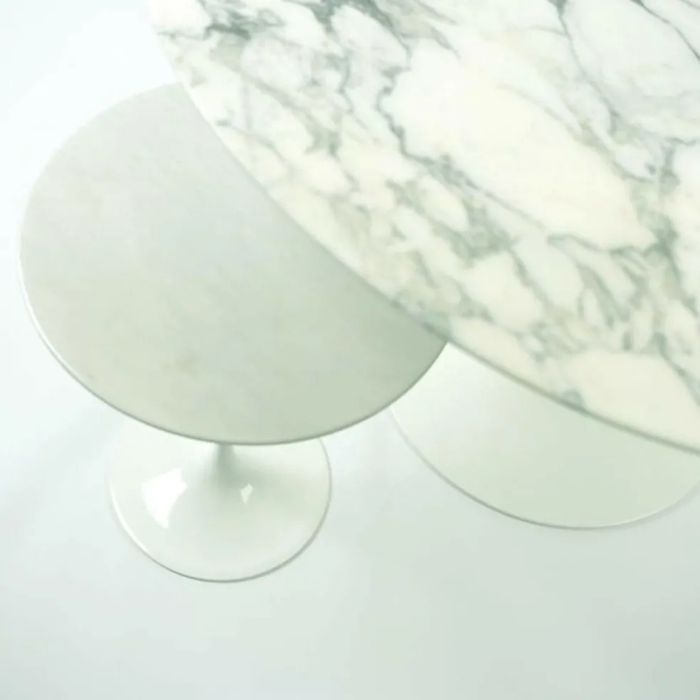 Saarinen Beistelltisch Ø 51cm Marmor
