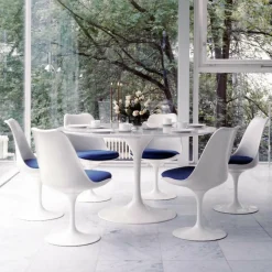 Saarinen Esstisch Ø120cm Marmor
