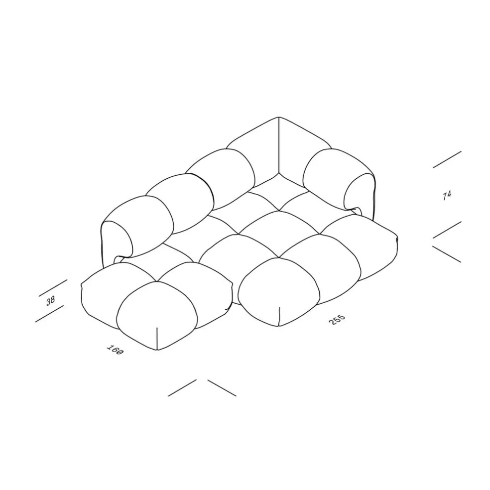 Sander 06 3-Sitzer Sofa Links