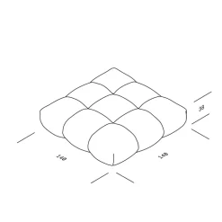 Sander Pouf XLarge