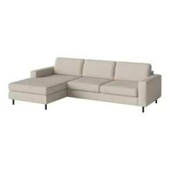 Scandinavia 3-Sitzer Sofa mit Chaise Longue links