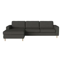 Scandinavia 3-Sitzer Sofa mit Chaise Longue links