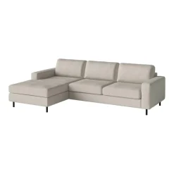 Scandinavia 3-Sitzer Sofa mit Chaise Longue links