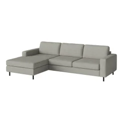 Scandinavia 3-Sitzer Sofa mit Chaise Longue links