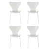 Serie 7™ Stuhl lackiert Monochrom 4er Set