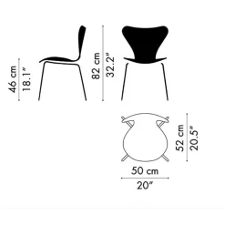 Serie 7™ Stuhl Samt