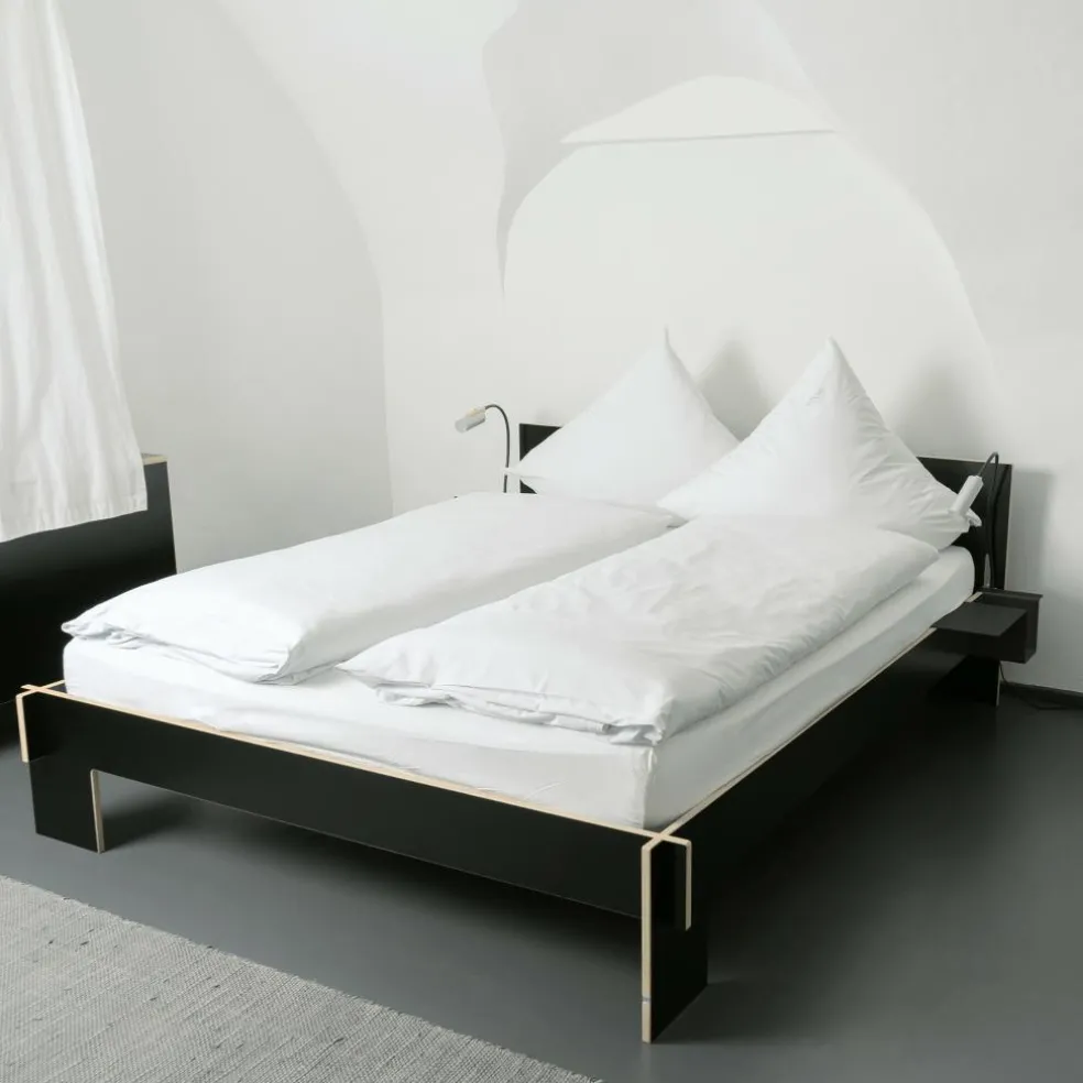 Siebenschläfer Doppelbett 180x200cm mit Kopfteil