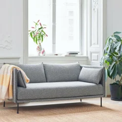 Silhouette 2 Sitzer Sofa Füße Stahl