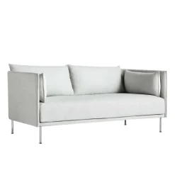 Silhouette 2 Sitzer Sofa Füße Stahl