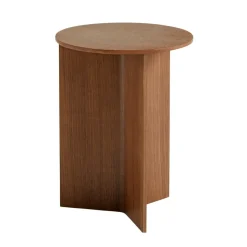 Slit Beistelltisch Holz rund H47cm