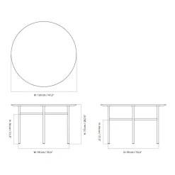 Snaregade Esstisch Ø 120cm