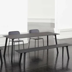 Soft Edge 45 Stuhl Gestell Stahl schwarz