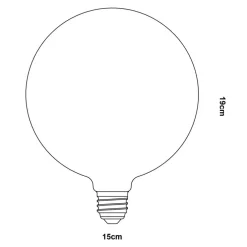 Sphere IV LED E27 GLOBE 360° 8W =><noscript><img width=