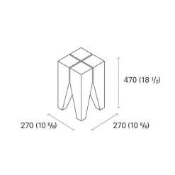 ST04 Backenzahn Hocker