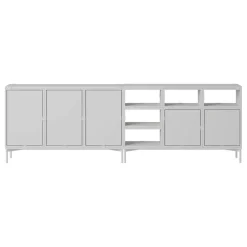 Stacked 2.0 Podium mit Rohrgestell 131x35cm