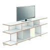 Stell TV Lowboard mit LED Leuchte 198x37,5x68cm
