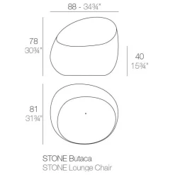 Stone Gartensessel